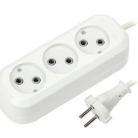 Удлинитель 3гнезда  5м без заземления ПВС 2200Вт 2x1мм² Smartbuy (40)