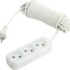 Удлинитель 3гнезда 10м без заземления ПВС 2200Вт 2x1мм² Smartbuy (30)
