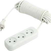 Удлинитель 3гнезда 10м без заземления ПВС 2200Вт 2x1мм² Smartbuy (30)