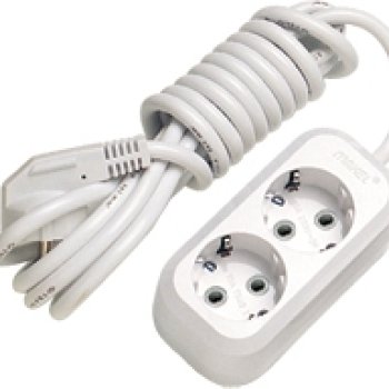 Удлинитель 2гнезда  3м с заземлением 16А Makel (12/48)