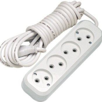 Удлинитель 4гнезда  3м без заземления 10А Makel (12)