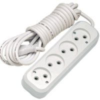 Удлинитель 4гнезда  5м без заземления 10А Makel (12)