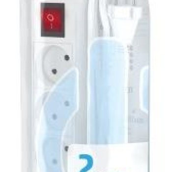 Удлинитель 5гнёзд 2м без заземления выключатель 2500Вт 2x0.75мм² Фотон 10-25S белый (20)*