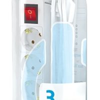 Удлинитель 5гнёзд 3м с заземлением выключатель 4000Вт 3x1мм2 Фотон 16-35ЕS белый (20)*