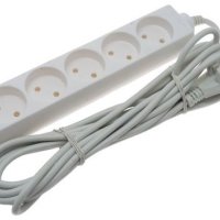 Удлинитель 5гнёзд  5м без заземления 2200Вт 2x0.75мм² Volsten (40)*