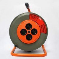 Удлинитель-катушкa 4гнезда 20м ПВС 1300Вт 2х0.75мм² РБК-270-005