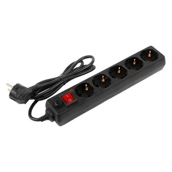 Сетевой фильтр General 5гнёзд 7м 3500Вт черный (20)