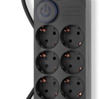 Сетевой фильтр Ippon BK-8-EU-3-10-B 8 гнёзд, 3м, 2200Вт, чёрный, коробка (1/24)