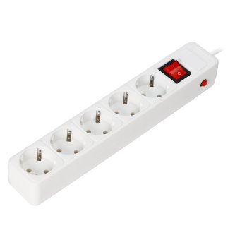 Сетевой фильтр SmartBuy 5гнёзд 3м 3500Вт белый (45)