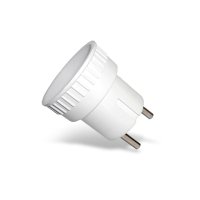 Адаптер переходник б/з белый 6А 250В