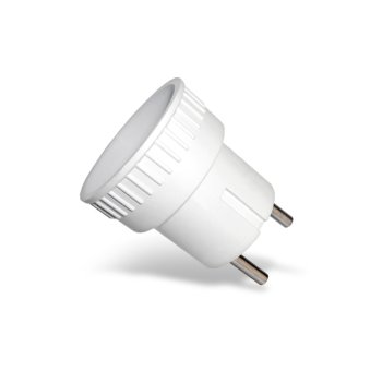 Адаптер переходник б/з белый 6А 250В