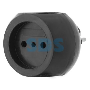 Тройник Rexant «Шар» 220В 6А черный (50)