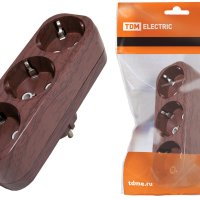 Тройник TDM 10A б/з линейный бук (10)