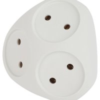 Тройник Эра 10А б/з белый (100)