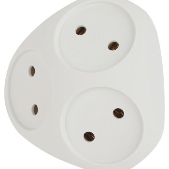 Тройник Эра 10А б/з белый (100)