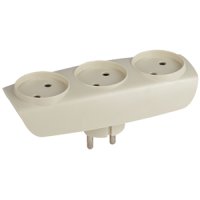 Тройник Эра 16A б/з бежевый (10/60)