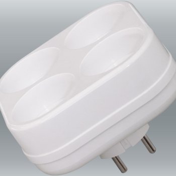 Четверник Toker 6/10A б/з белый