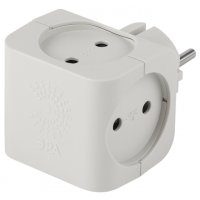 Четверник Эра 6/10A б/з белый (5/60)