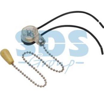 Выключатель Rexant для светильника с проводом деревянный наконечник серебро (10)