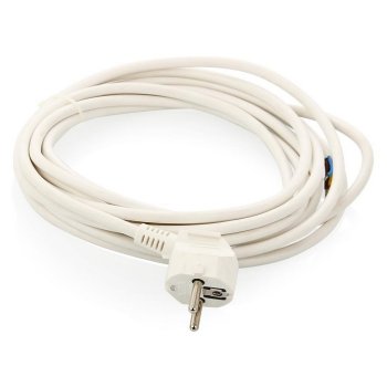 Шнур с вилкой Пересвет  3м ПВС 3*0,75 белый (150)