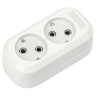 Колодка Smartbuy 2гн без заземления 10А (100)