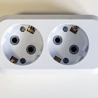 Колодка Пересвет 2гн с заземлением 10А (50)