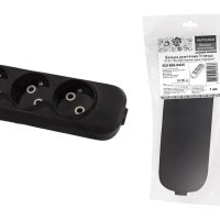 Колодка 3гн без заземления 10А чёрный Народная TDM (10)