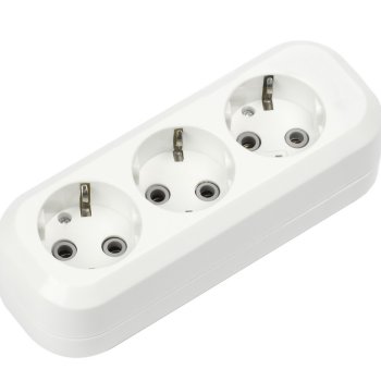 Колодка Smartbuy 3гн с заземлением 16А (100)