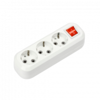 Колодка УЗВ-3-GRAND 3 гнезда выключатель заземление 5230 IN HOME