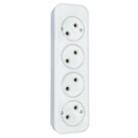 Колодка 4гн без заземления 10А ABS Omnyx (20/160)