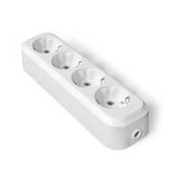 Колодка Ionich 4гн с заземлением 10А (100)