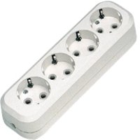 Колодка Makel 4гн с заземлением (20/80)