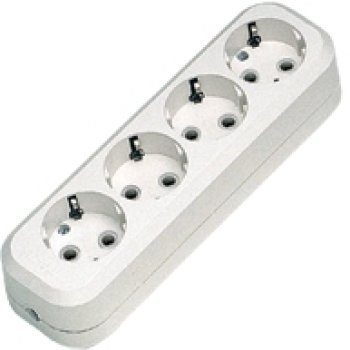 Колодка Makel 4гн с заземлением (20/80)