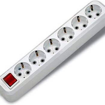 Колодка Makel 6гн с заземлением выключатель (12/48)