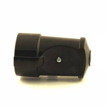 Штепсельное гнездо Makel чёрный без заземления (50)