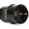 Штепсельное гнездо Smartbuy 16А с заземлением чёрный (40)