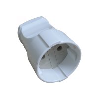 Штепсельное гнездо без заземления 10А белый Omnyx (20)