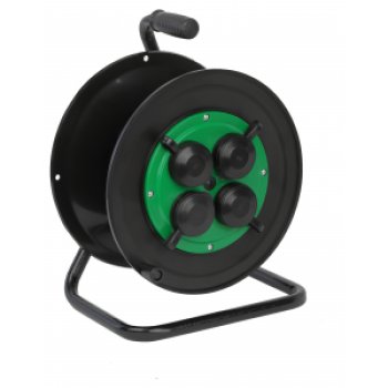 Катушка удлинителя D250мм ЭРА RP-4e-IP44 4гнезда с/з пластик IP44 (1)