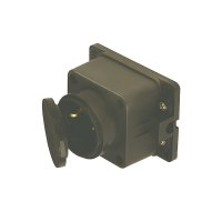 Розетка (колодка) каучуковая 1 гнездо 2P+PE 16А IP44 Smartbuy (1/10)