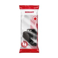 Колодка каучуковая 1 гнездо с заземлением IP54 16А Rexant (12)