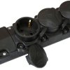 Колодка каучук Светоприбор 3гнезда с заземлением IP44 16А (22)