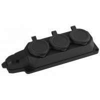 Колодка каучук Эра 3гнезда с заземлением IP44 16А (9)
