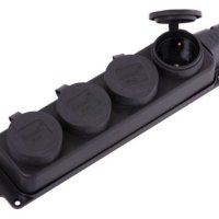 Колодка каучуковая 4 гнезда с заземлением IP44 16А Smartbuy (4/40)