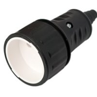 Штепсельное гнездо каучук Светоприбор без заземления IP20 16А (48)