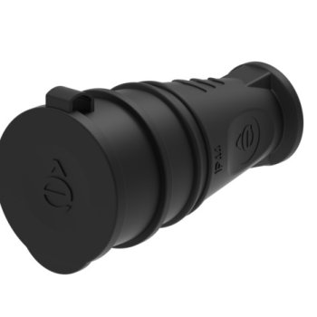 Розетка каучуковая переносная 2P+PE 16A IP44 SE MultiSet (15)