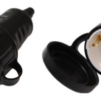 Штепсельное гнездо каучук Светоприбор с заземлением IP44 16А (48)