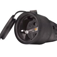 Штепсельное гнездо каучук Универсал с заземлением 16А (25)