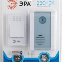 Звонок беспроводной Эра С31 2хАА 25мелодий 100м (10)