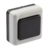 Кнопка звонка ЭРА D2 проводного черная IP20 (1)