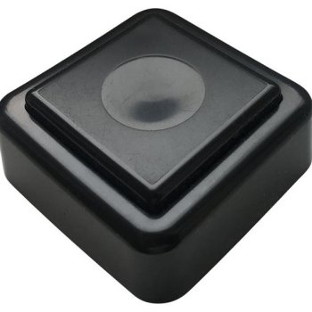 Кнопка звонка В31-01 черный/черный (4/252)